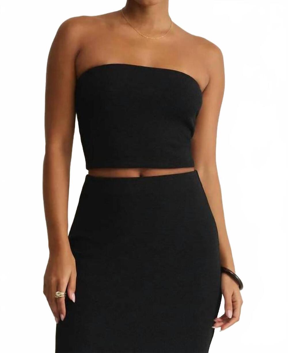 NEW Z SUPPLY caffari tube top tank in black